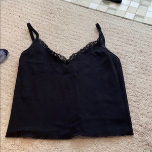Brandy Melville cropped lace cami